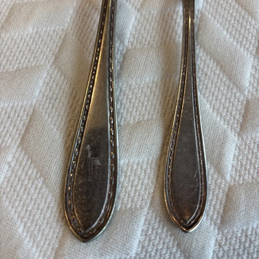 Vintage R Wallace Sectional Flatware Fork Lot (10)Dinner Forks Salad/Fish Forks